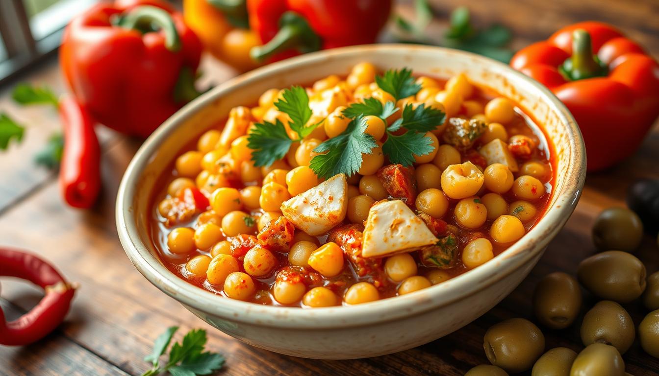 Garbanzos con Bacalao