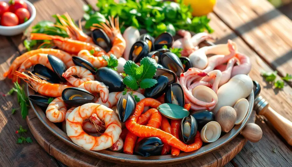 Mariscos para cazuela española