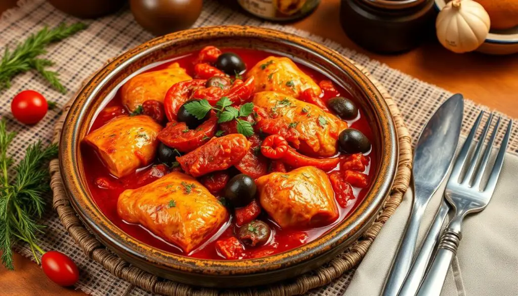 Pollo al Chilindrón plato tradicional