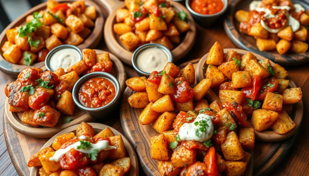 Variaciones regionales de patatas bravas