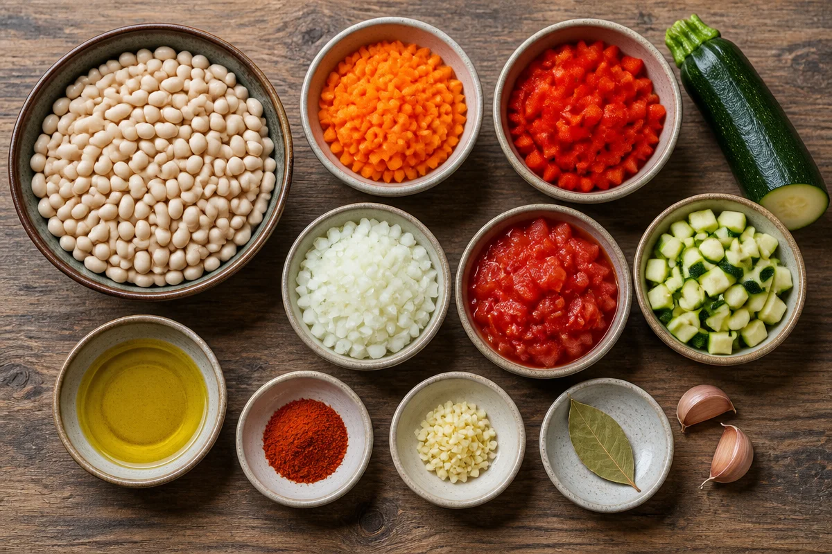 Alubias Blancas con Verduras