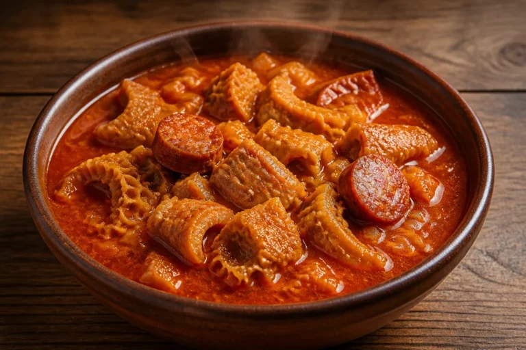 Plato de Callos a la Madrileña con garbanzos y chorizo
