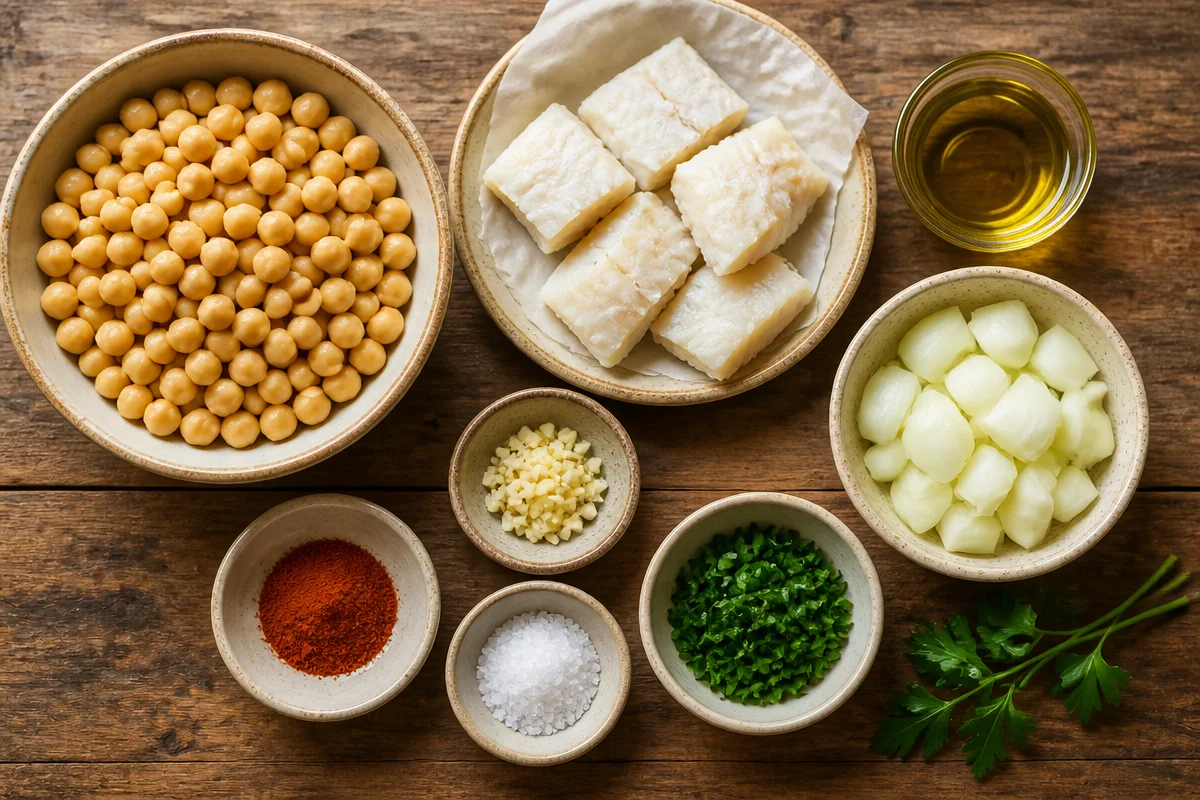 Garbanzos con Bacalao