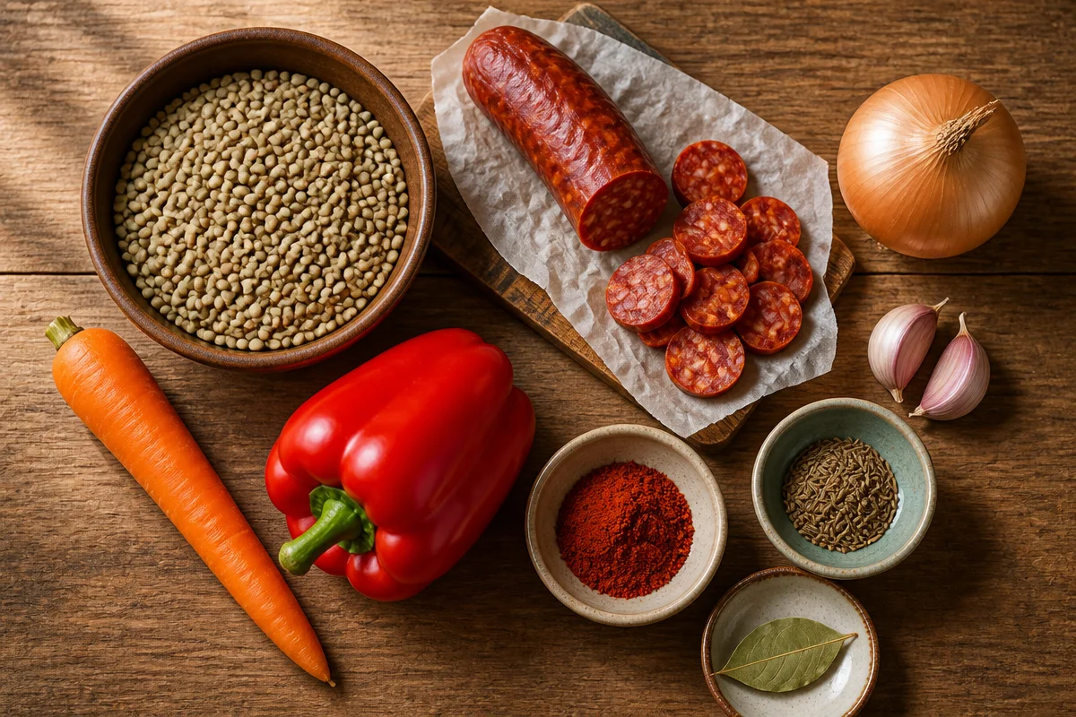 Lentejas con Chorizo