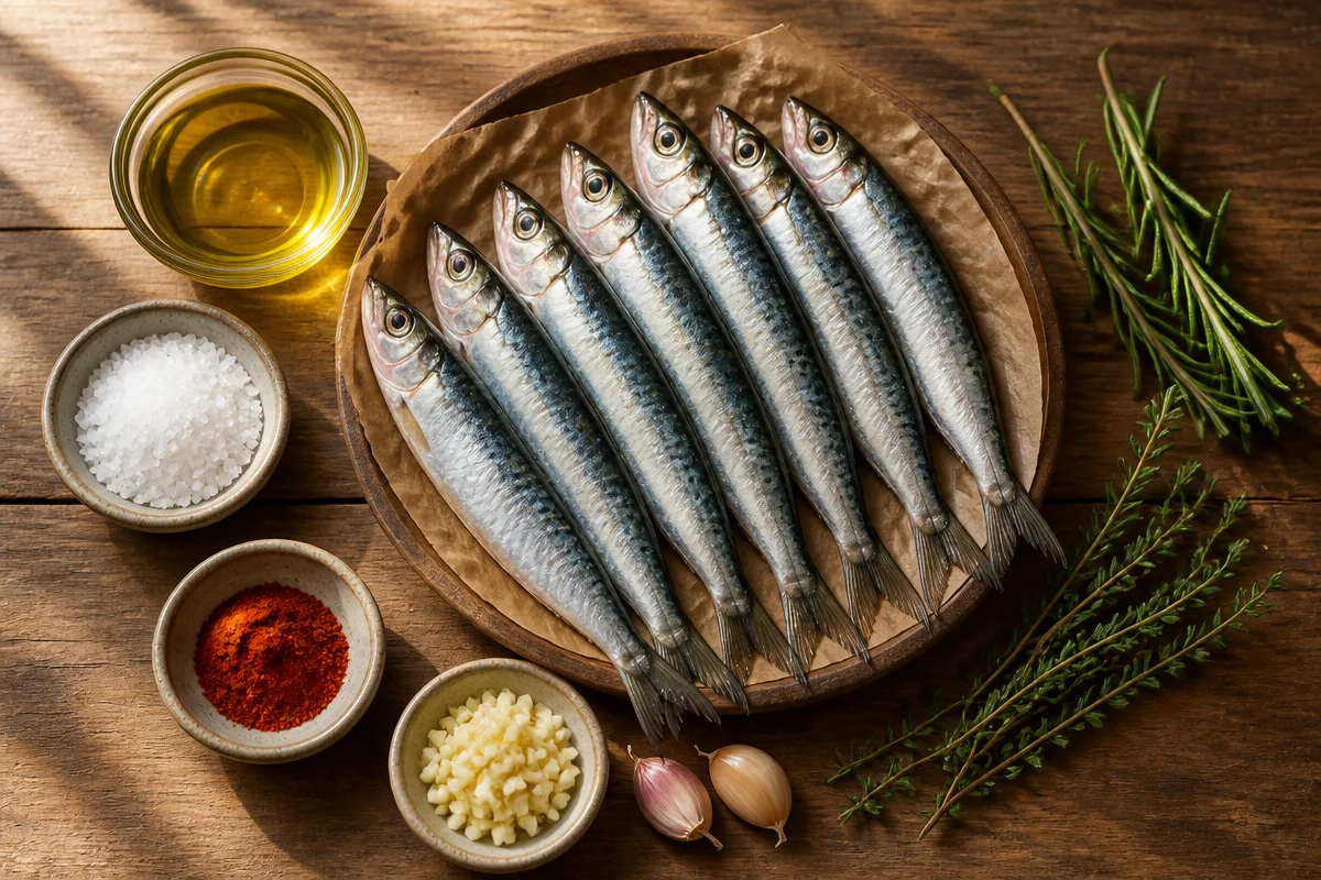 Sardinas a la Plancha