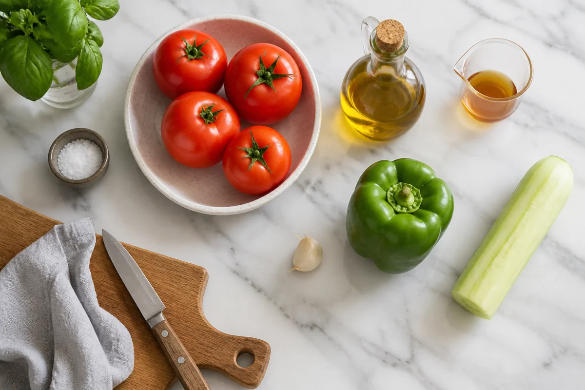 Gazpacho Andaluz Refrescante de Verano
