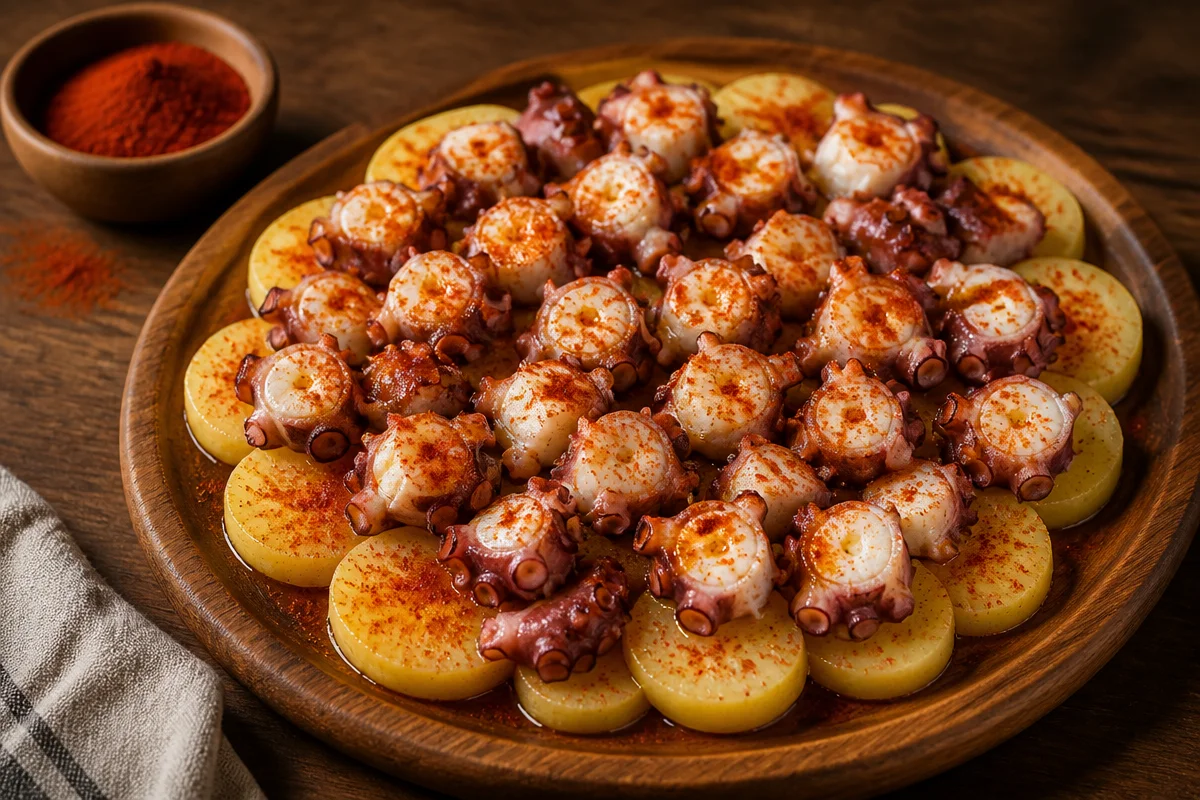 Pulpo a la Gallega con Piment&oacute;n y Aceite